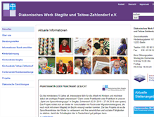 Tablet Screenshot of diakonisches-werk-steglitz.de